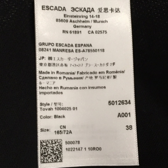 Escada wool trousers - Picture 6 of 7